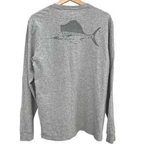 VINEYARD VINES GRAY MENS LONG SLEEVE